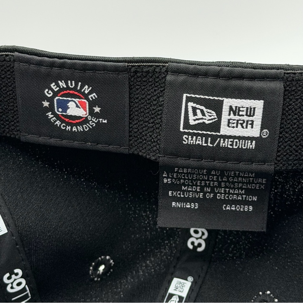 Arizona Diamondbacks New Era 39THIRTY Fitted Stretch Cap Small/Medium Black/Red - Picture 6 of 6